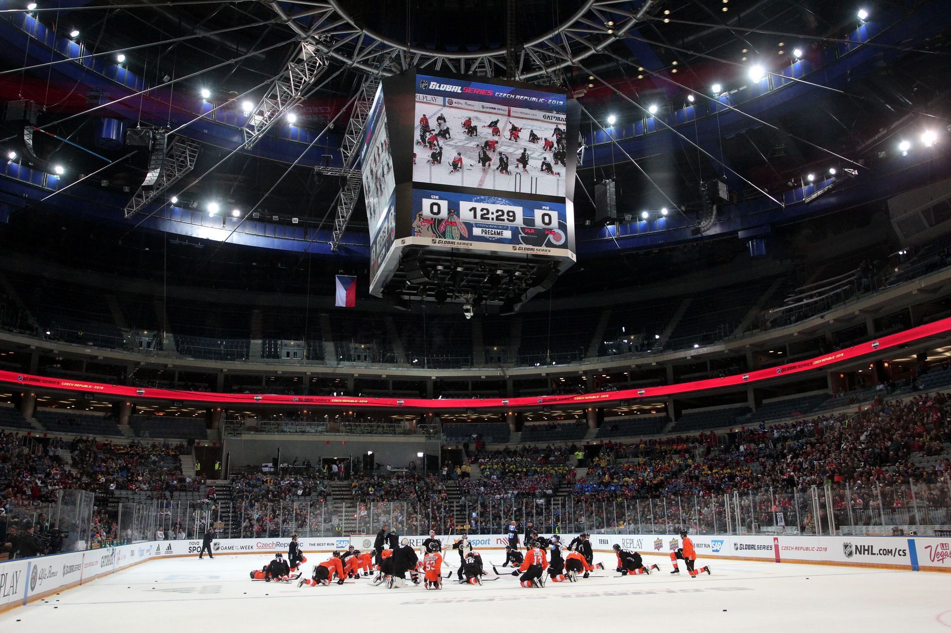 NHL Global Series 2019, Prague, Philadelphia Flyers - Chicago Blackhawks