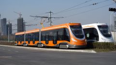 Česká tramvaj v Číně