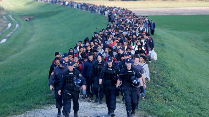 Běženci v Evropě, ilustrační foto