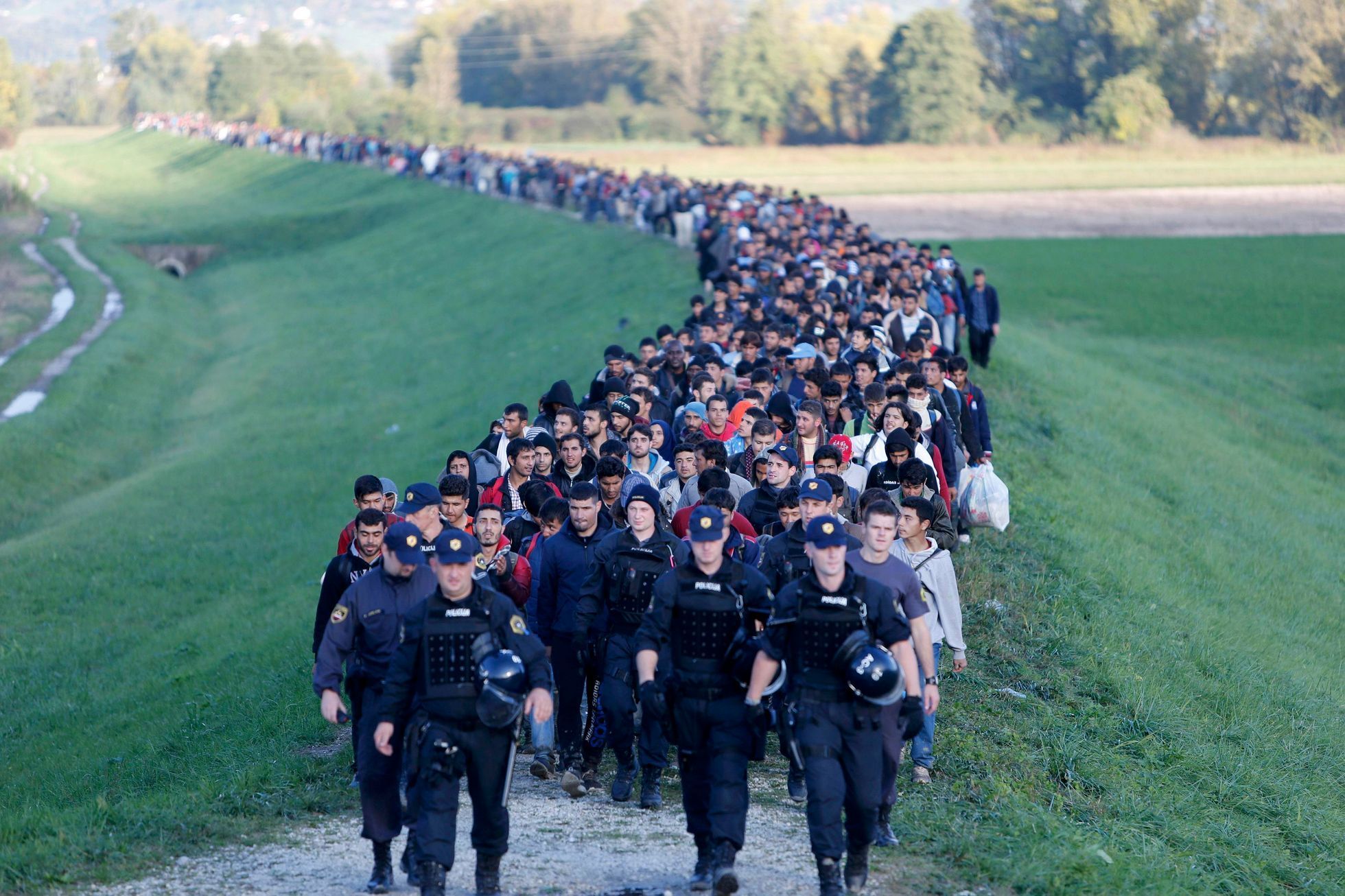 Uprchlíci - Slovinsko
