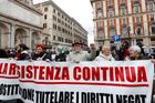 Proti rasismu, migrantům i očkování. Itálii ovládly předvolební demonstrace