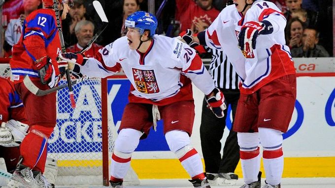 Po Rusku čeští hokejisté v prodloužení porazili dalšího favorita na titul, hokejisty Kanady.