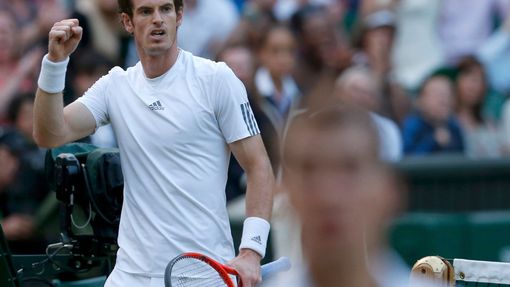 Andy Murray na Wimbledonu 2013