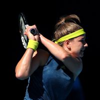Karolína Muchová Karolína Muchová v semifinále Australian Open 2021