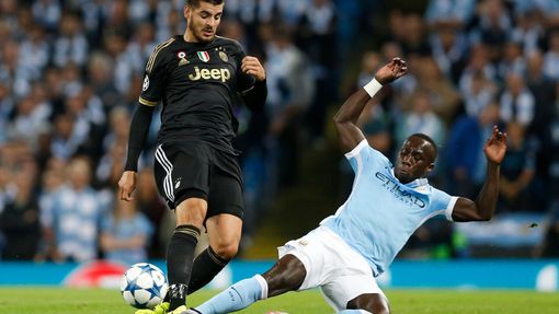 Football - Manchester City v Juventus - UEFA Champions League Group Stage - Group D - Etihad Stadium, Manchester, England - 15/9/15 Juventus' Alvaro Morata in action with