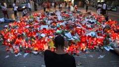 Ulice Las Ramblas v Barceloně tři dny po útoku