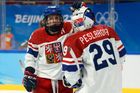 Kateřina Mrázová a Klára Peslarová ve čtvrtfinále ZOH 2022 v Pekingu Česko - USA