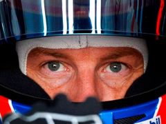 Jenson Button se v Číně 