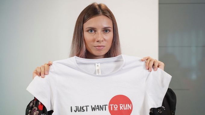 Běloruská běžkyně Kryscina Cimanouská.