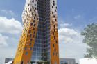 Hrubá stavba nové nejvyšší budovy v Česku už stojí