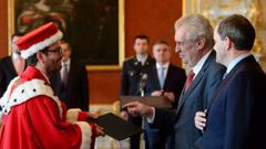 Prezident Zeman jmenuje rektorem ústecké univerzity Martina Baleje