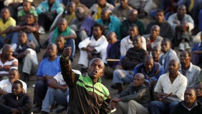 Protesty zažily jihoafrické doly už loni.