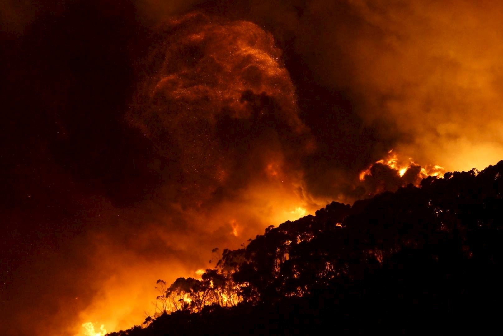 Požár v australské obci Wye River