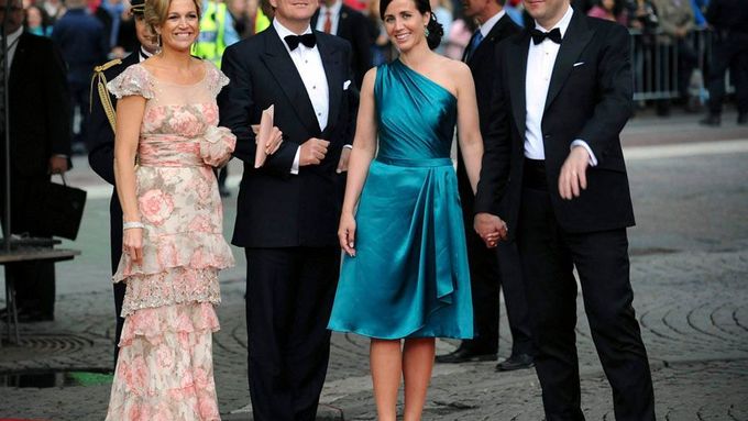 Fredrik Reinfeldt s manželkou.
