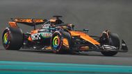 Oscar Piastri, McLaren v kvalifikaci na VC Abú Zabí 2025