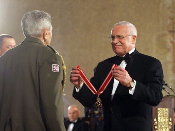 CO KLAUS ŘEKL 28. ŘÍJNA Václav Klaus a Stanislav Hnělička