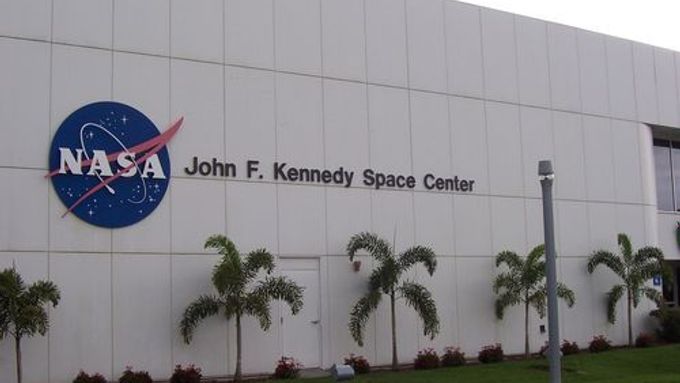 Kennedyho vesmírné středisko na Floridě.