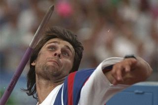 Jan Železný na olympiádě 1992 v Barceloně.