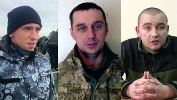 Rusové natočili přiznání zajatých námořníků. Podle Ukrajinců jsou vynucená.