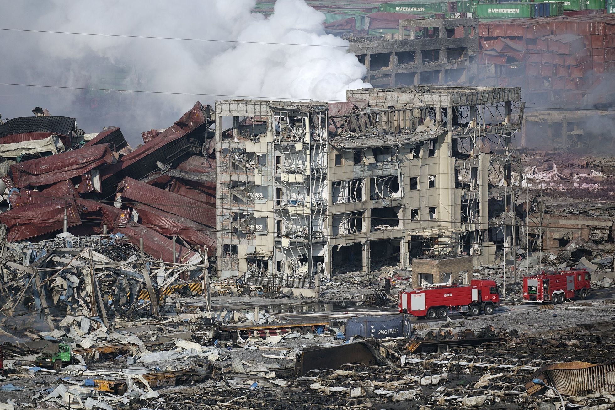 Výbuch v čínském městě Tchien-ťin