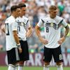 Zklamaní Němci v zápase Německo - Mexiko na MS 2018