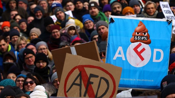 Desítky tisíc lidí v Německu protestují proti Alternativě pro Německo