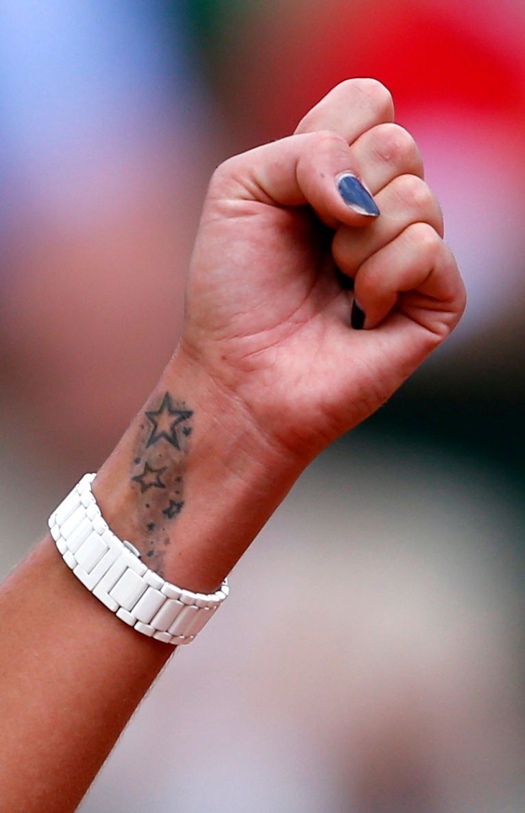 French Open 2015: Julia Görgesová - tetování