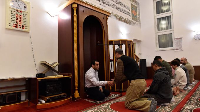 Otevření mešity v Brně 19. listopadu 2015