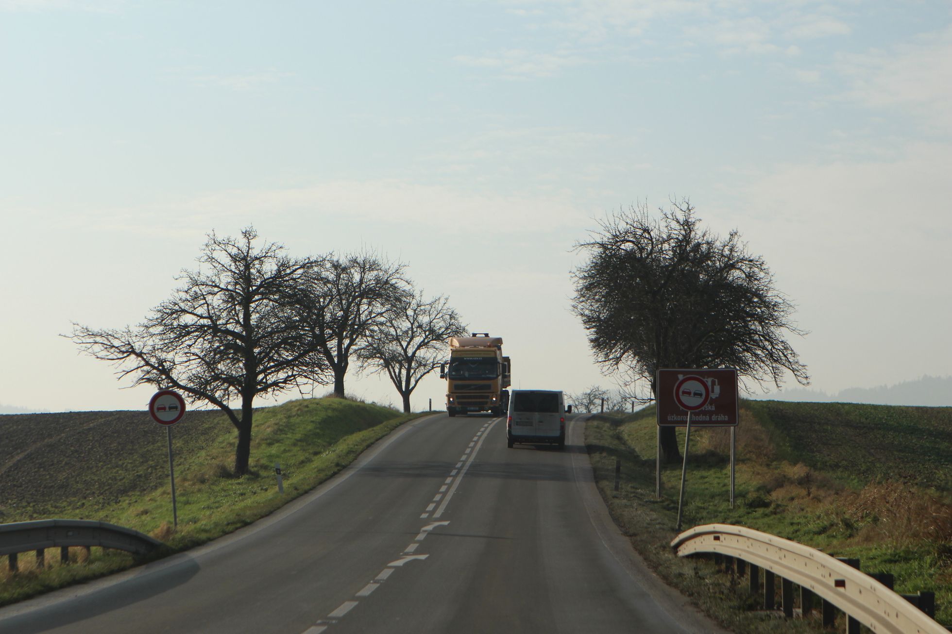 Test silnice 1/43 - prosinec 2014-rovina horizont
