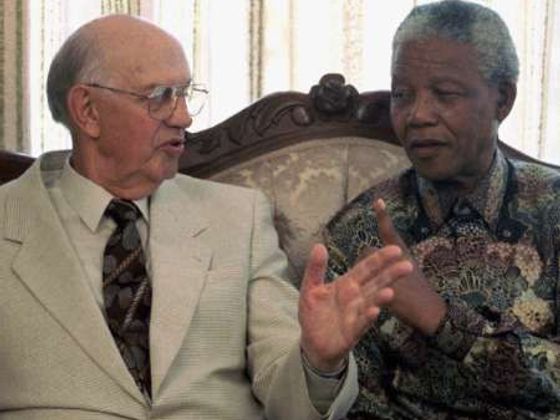 Infobox Pieter Willem Botha a Nelson Mandela
