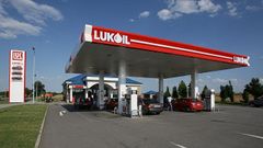 Čerpací stanice firmy Lukoil