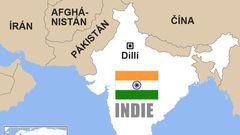 Indie, mapa