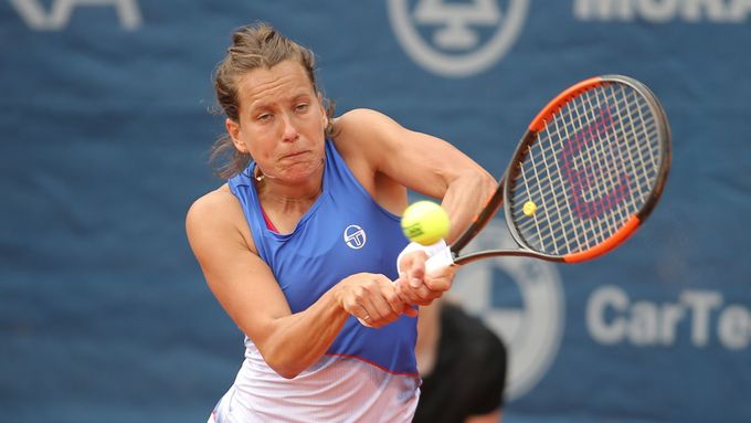 Barbora Strýcová na Prague Open 2018