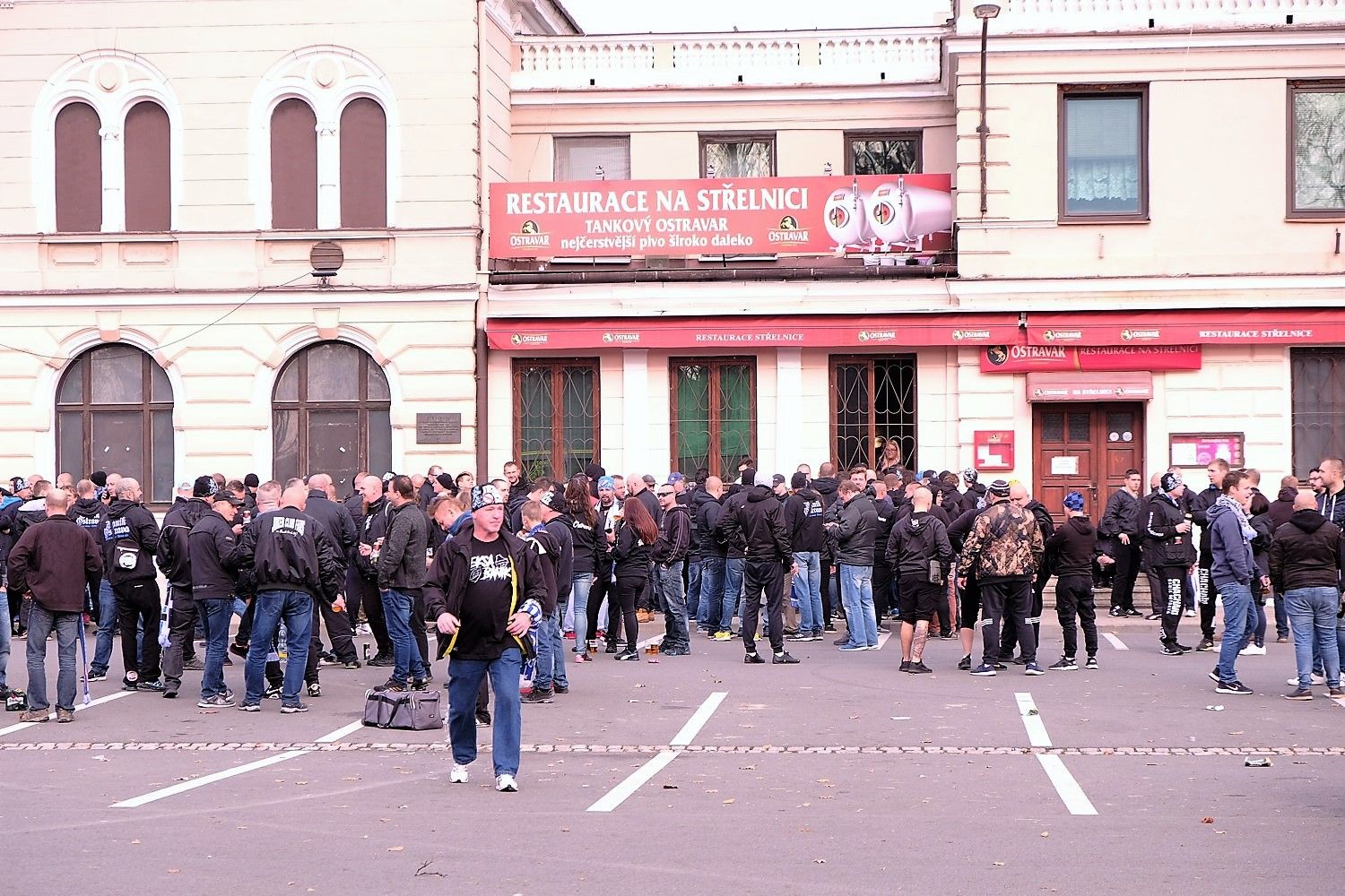 Fanoušci Baníku na cestě do Opavy, Opava – Baník, 15. kolo, 2018