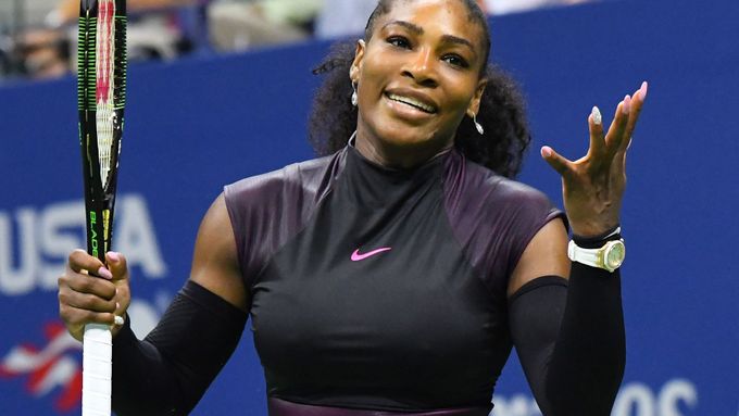 Serena Williamsová ve čtvrtfinále US Open 2016