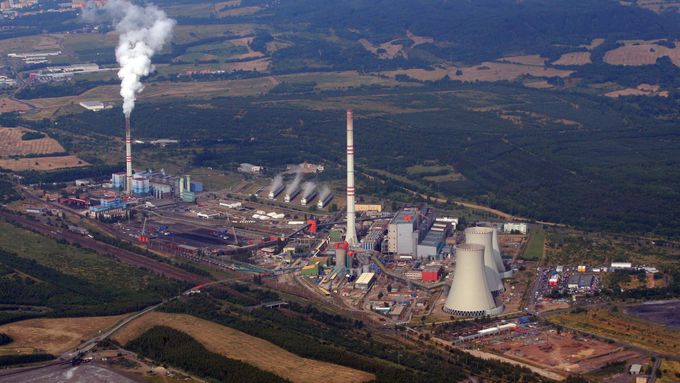 Uhelná elektrárna v Prunéřově (ilustrační foto).