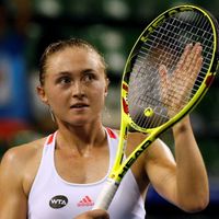 Aljaksandra Sasnovičová Alaksandra Sasnovičová na turnaji v Tokiu 2016