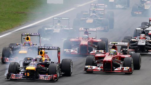 Formule 1, GP Itálie 2013: start