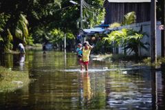 Záplavy v Dominikánské republice vyhnaly tisíce lidí z domů