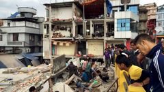 Káthmándú - zemětřesení