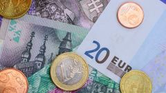 Slovensko - EURO - bankovky, mince
