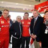 Jacques Rogge, Bernie Ecclestone, Stefano Domenicali a Fernando Alonso