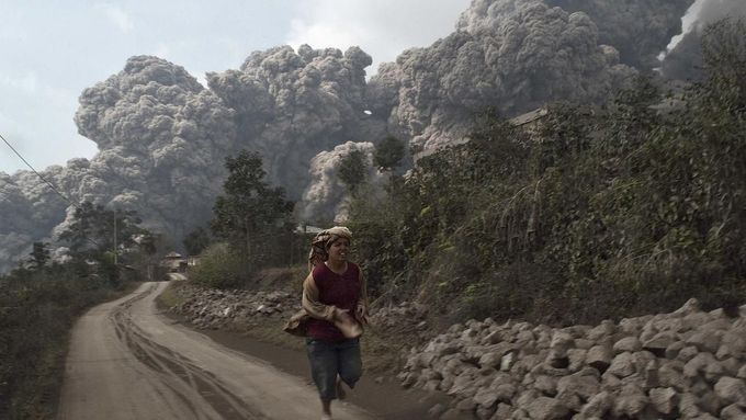 Výbuch indonéské sopky Mount Sinabung.