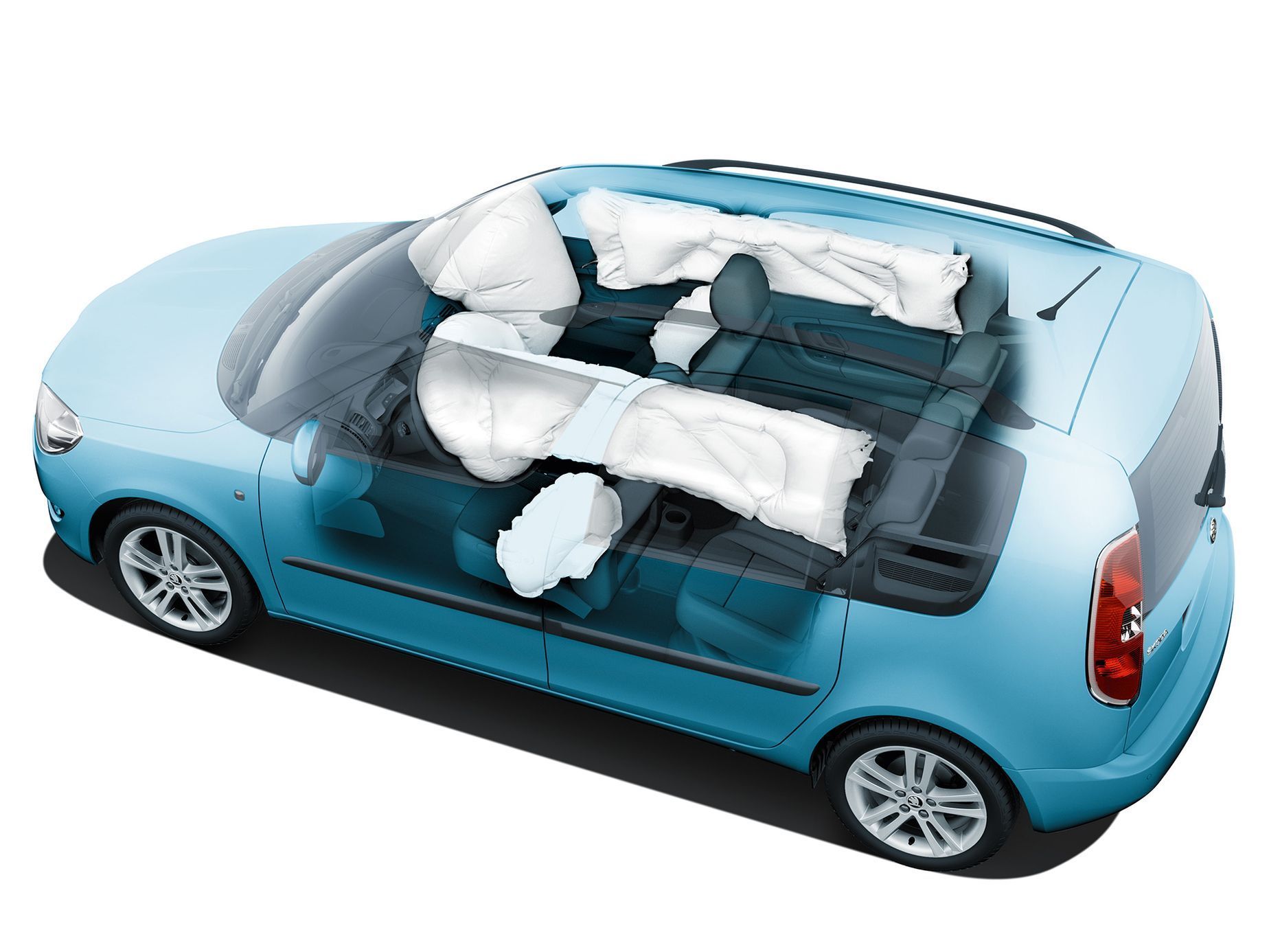 Škoda Roomster - airbagy
