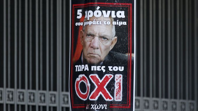 Foto: Odpůrcům dohody v Řecku "pomáhá" i německý ministr