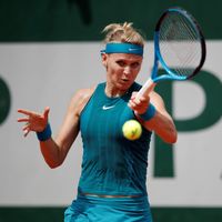 Lucie Šafářová Lucie Šafářová ve druhém kole French Open 2018