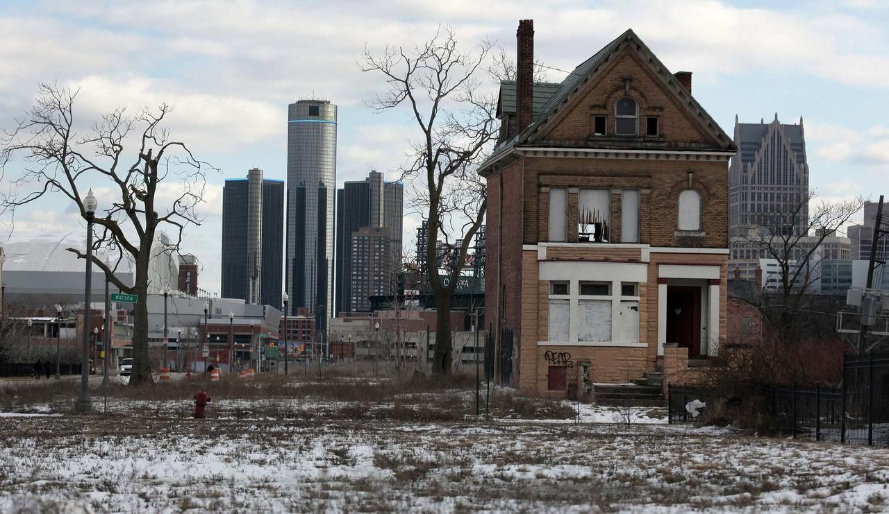 Zkrachovalé město Detroit