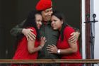 Chávezovy dcery odmítají opustit prezidentský palác