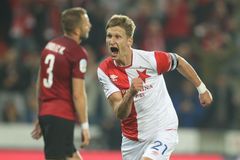 Slavia rozhodla derby ve druhé půli. Utkání ovlivnila nesprávná rozhodnutí sudího Jílka