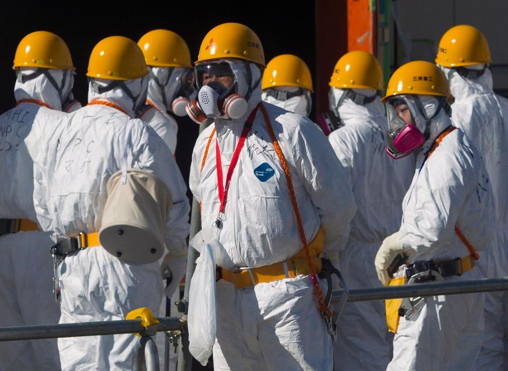 Fukušima při první návštěvě novinářů, 12. listopad 2011